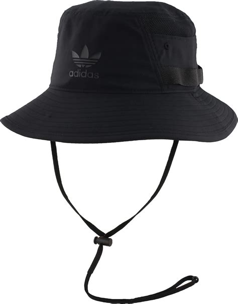 adidas bucket hat with string.